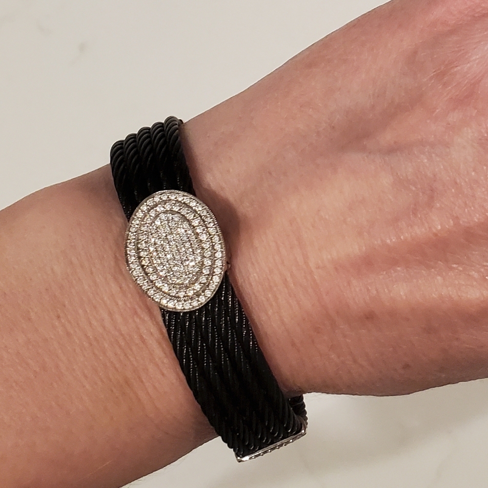 Charriol Diamond bracelet and ring set - Picture 4 of 8
